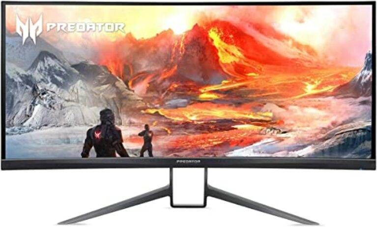 Acer Predator X35 bmiphzx 1800R Curved 35" UltraWide QHD Gaming Monitor with NVIDIA G-SYNC Ultimate, Quantum Dot, 200Hz, VESA Certified DisplayHDR 1000, (Display Port & HDMI Port),Black