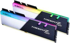 G.Skill Trident Z NEO Series 32GB (2 x 16GB) 288-Pin SDRAM PC4-28800 DDR4 3600 CL18-22-22-42 1.35V Dual Channel Desktop Memory Model F4-3600C18D-32GTZN