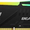 Kingston Fury Beast RGB 32GB 4800MT/s DDR5 CL38 DIMM Desktop Memory Single Module | Intel XMP 3.0 | Infrared Sync Technology | Overclocking Stability | KF548C38BBA-32