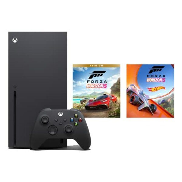 Xbox Series X – Forza Horizon 5 Bundle – Includes Forza Horizon 5 Premium Edition – 1TB SSD Gaming Console – 4K Gaming – 4K Streaming – Carbon Black