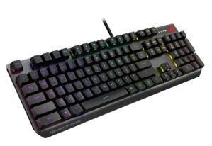 ASUS ROG Strix Scope RX Gaming Keyboard | Optical Mechanical Blue Switches, Programmable Macro,