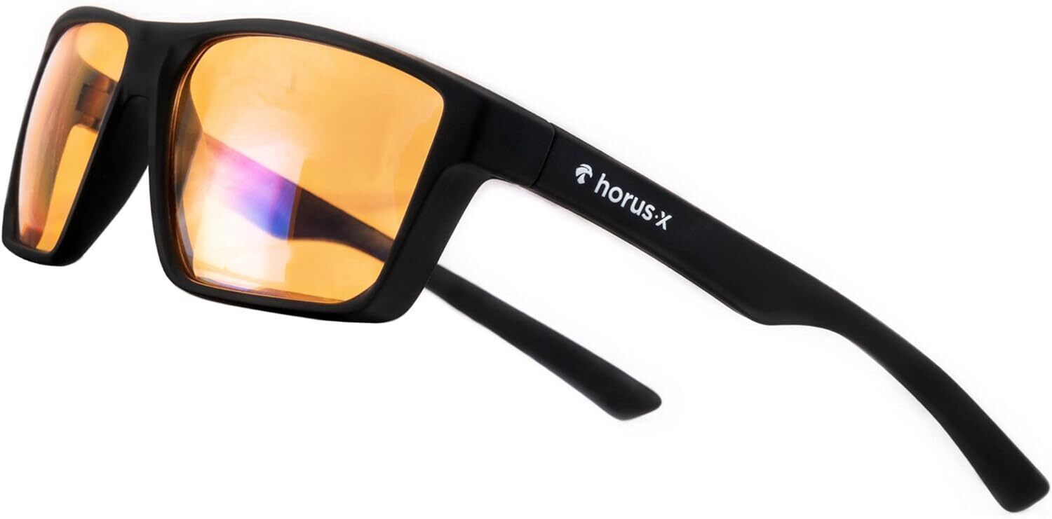 Horus X • Blue Light Blocking Gaming Glasses - Professional Screen Filter Anti