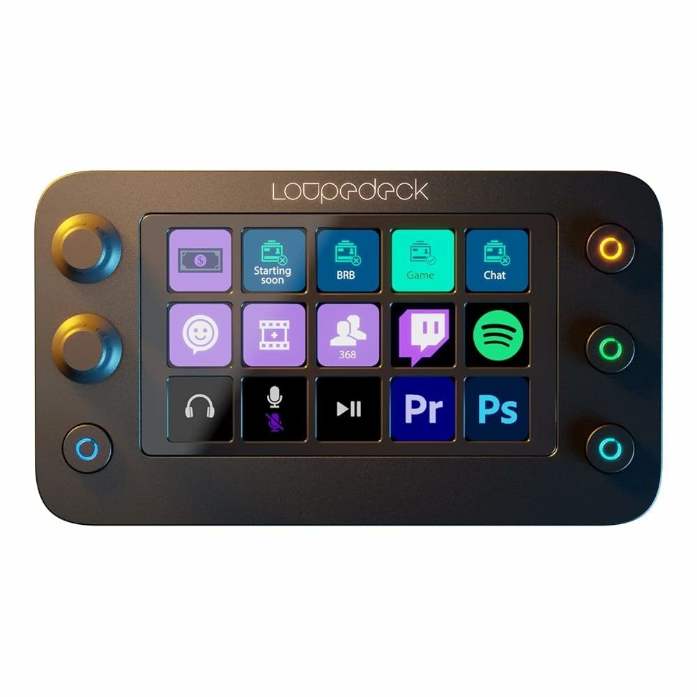 Loupedeck Live S – The Streaming Console for Desktop