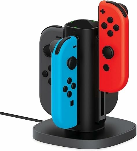 TALK WORKS Joy-Con Charger Dock For Nintendo Switch Gaming Controllers